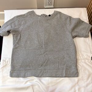 Banana Republic Heather Gray Knit Top